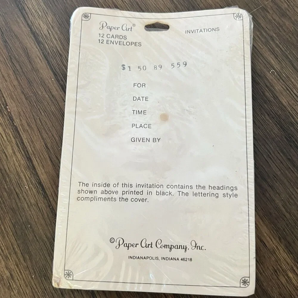 The Lone Ranger Set of 10 VTG 70”S PAPER ART CO. Retro Invitations Envelopes